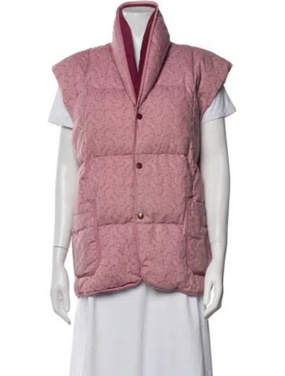 Pre-owned Celine Vintage Late 1990's - Early 2000's Vest In Pink