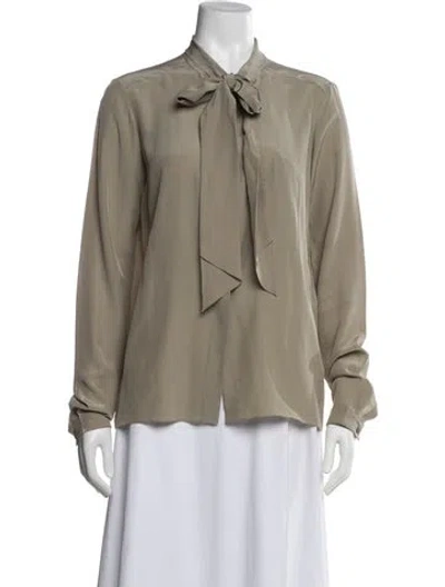 Pre-owned Celine Vintage Late 2000's - Early 2010's Blouse In Neutral