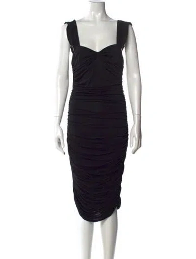 Pre-owned Celine Vintage Long Dress In Black