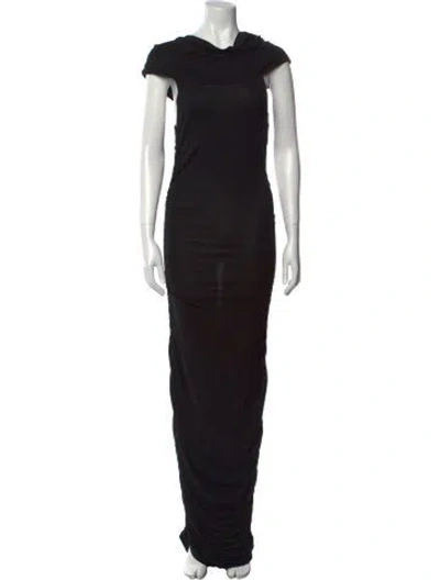Pre-owned Celine Vintage Long Dress In Black
