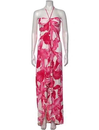 Pre-owned Celine Vintage Long Dress In Pink