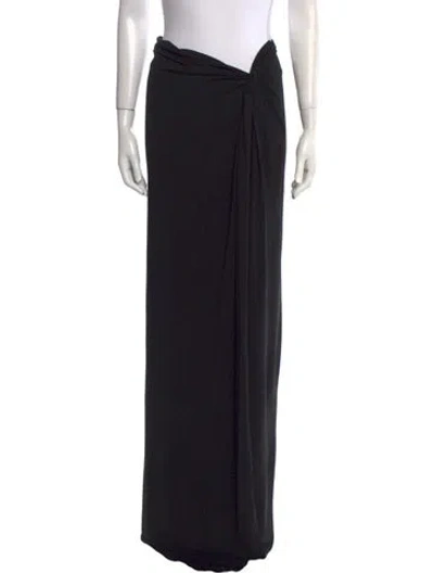 Pre-owned Celine Vintage Long Skirt In Black