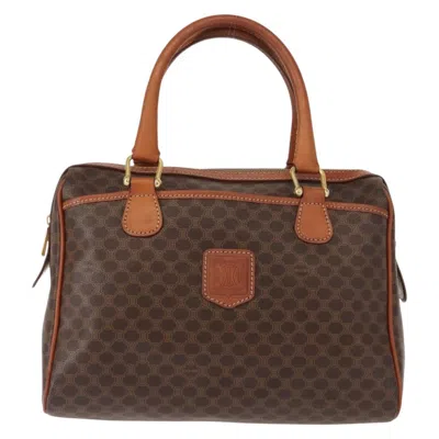 Pre-owned Celine Vintage Macadam Canvas Brown Canvas Backpack Bag ()
