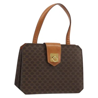 Pre-owned Celine Vintage Macadam Canvas Brown Canvas Backpack Bag ()