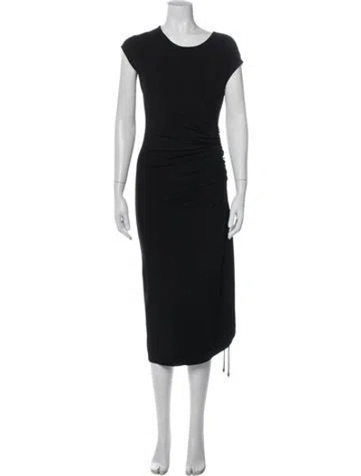 Pre-owned Celine Vintage Midi Length Dress In Black