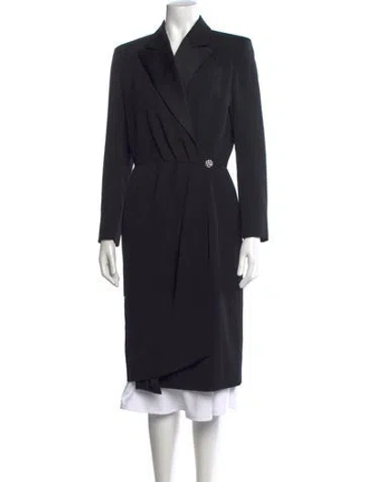 Pre-owned Celine Vintage Midi Length Dress In Black