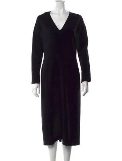Pre-owned Celine Vintage Midi Length Dress In Black