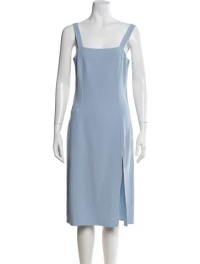 Pre-owned Celine Vintage Midi Length Dress In Blue