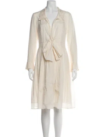 Pre-owned Celine Vintage Midi Length Dress In Neutral