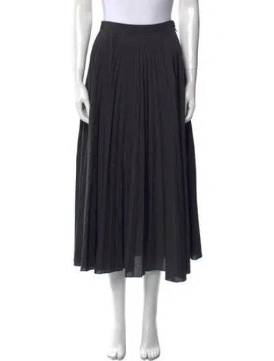 Pre-owned Celine Vintage Midi Length Skirt In Gray