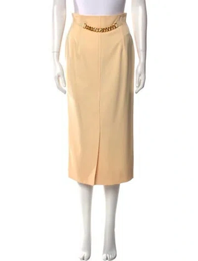 Pre-owned Celine Vintage Midi Length Skirt In Neutral