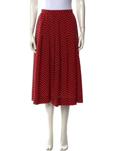 Pre-owned Celine Vintage Midi Length Skirt In Pink