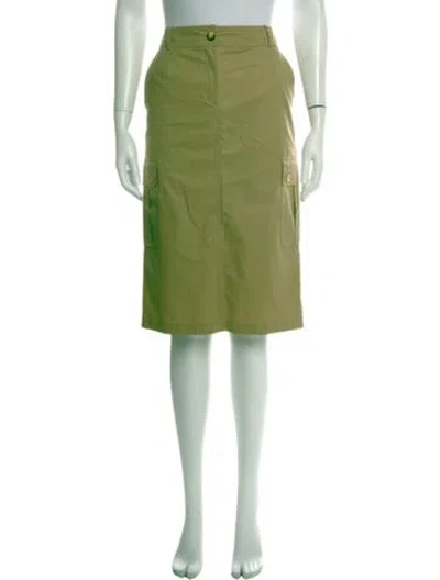 Pre-owned Celine Vintage Midi Length Skirt W/ Tags In Neutral