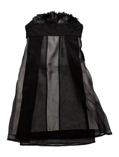 Pre-owned Celine Vintage Mini Dress In Black