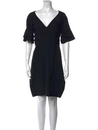 Pre-owned Celine Vintage Mini Dress In Black
