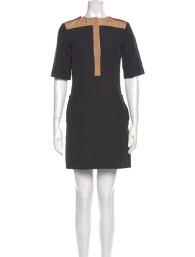 Pre-owned Celine Vintage Mini Dress In Black