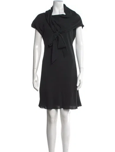 Pre-owned Celine Vintage Mini Dress In Black