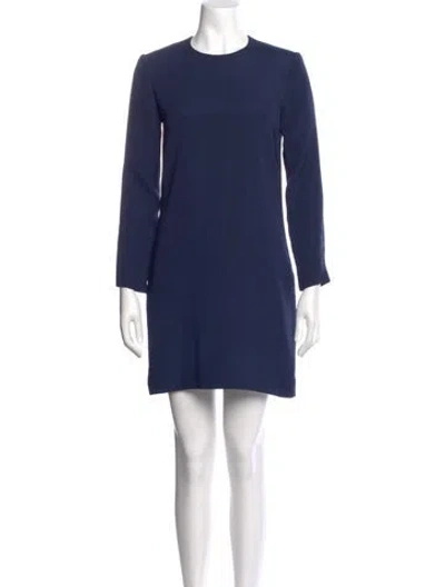 Pre-owned Celine Vintage Mini Dress In Blue