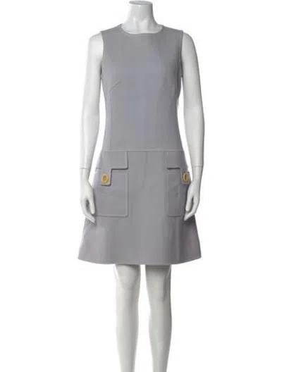 Pre-owned Celine Vintage Mini Dress In Blue