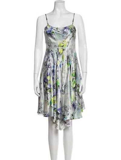 Pre-owned Celine Vintage Mini Dress In Gray
