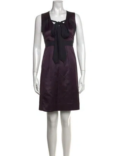 Pre-owned Celine Vintage Mini Dress In Multi