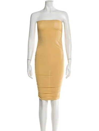 Pre-owned Celine Vintage Mini Dress In Neutral