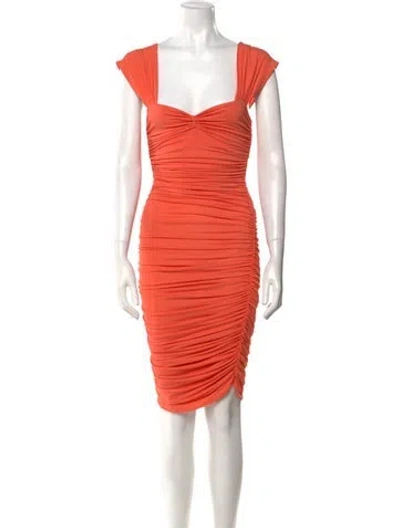 Pre-owned Celine Vintage Mini Dress In Orange