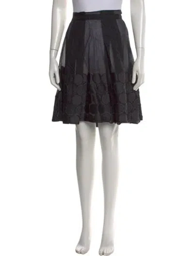 Pre-owned Celine Vintage Mini Skirt In Black