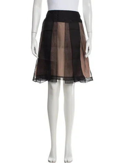 Pre-owned Celine Vintage Mini Skirt In Black