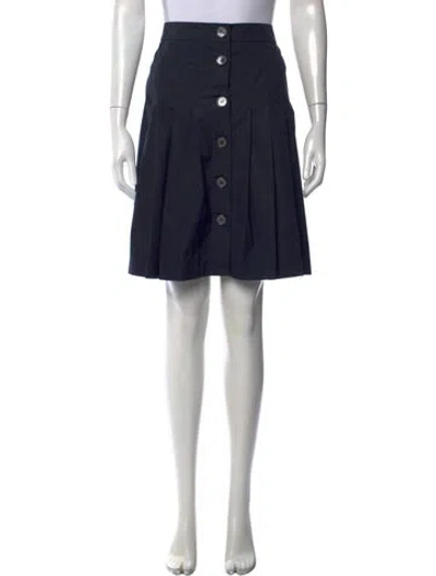 Pre-owned Celine Vintage Mini Skirt In Blue