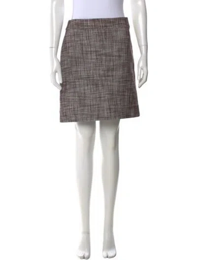 Pre-owned Celine Vintage Mini Skirt In Brown