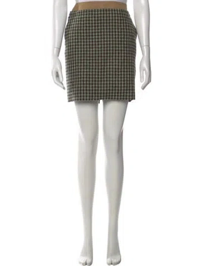 Pre-owned Celine Vintage Mini Skirt In Brown