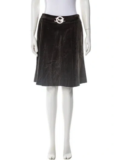Pre-owned Celine Vintage Mini Skirt In Brown