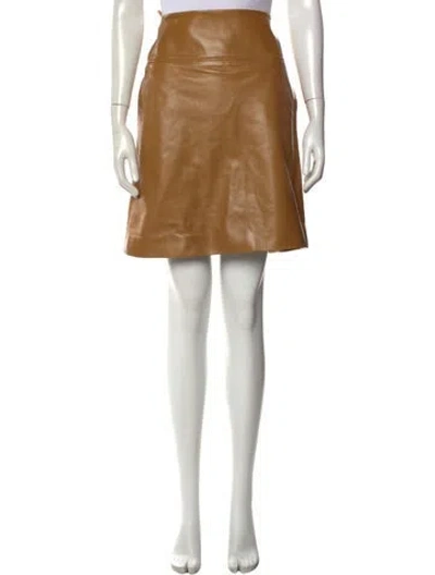 Pre-owned Celine Vintage Mini Skirt In Brown