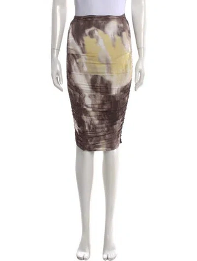 Pre-owned Celine Vintage Mini Skirt In Gray