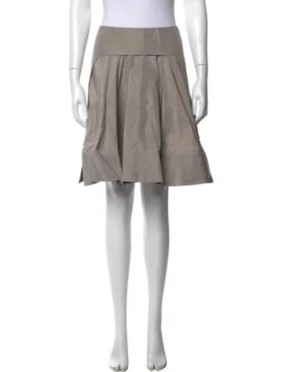Pre-owned Celine Vintage Mini Skirt In Grey