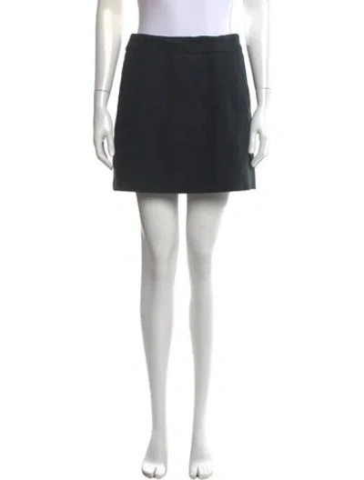 Pre-owned Celine Vintage Mini Skirt In Grey