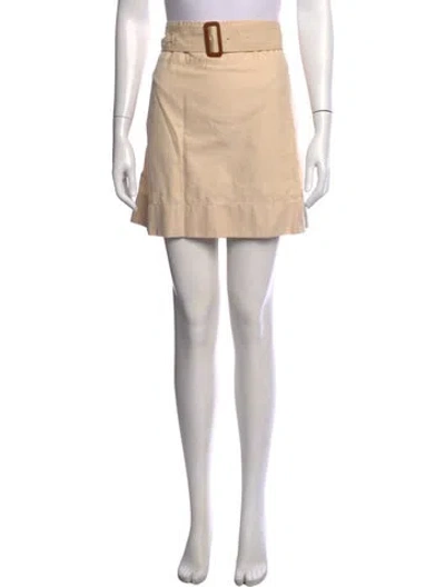 Pre-owned Celine Vintage Mini Skirt In Neutrals