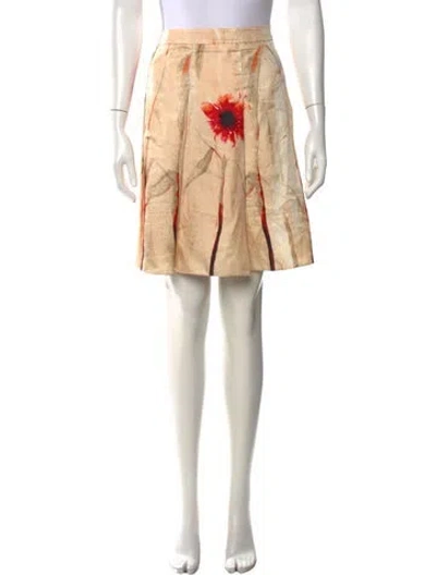 Pre-owned Celine Vintage Mini Skirt In Red