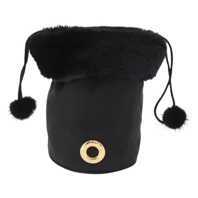Pre-owned Celine Vintage Pouch Nylon Black Nylon Clutche & Pouche Bag ()
