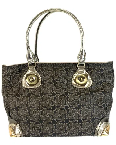 Pre-owned Celine Vintage Salky Carriage Tote (authentic Pre-loved)