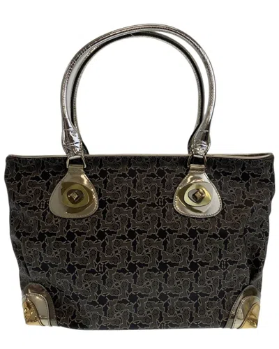 Pre-owned Celine Vintage Salky Carriage Tote Shoulder Bag (authentic Pre-loved)