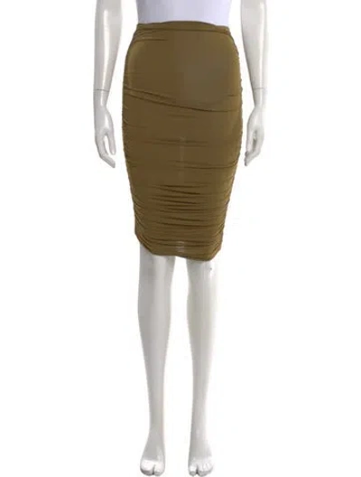 Pre-owned Celine Vintage Skirt In Green