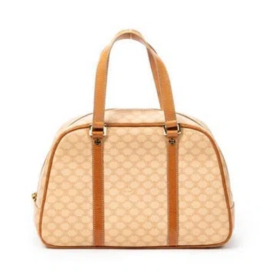 Pre-owned Celine Vintage Small Bowler Tote In Neutral