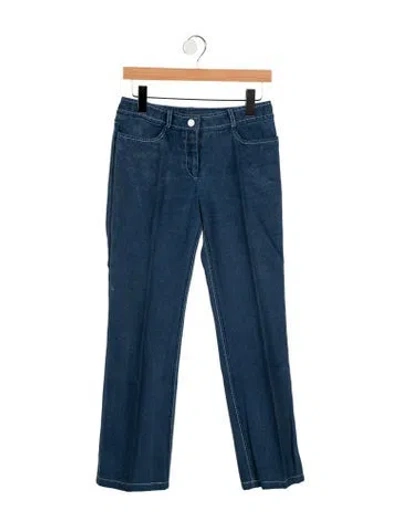 Pre-owned Celine Vintage Straight Leg Jeans In Blue