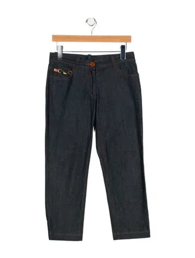Pre-owned Celine Vintage Straight Leg Jeans In Blue
