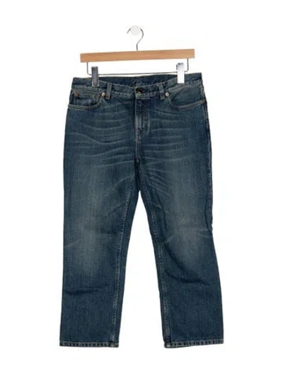 Pre-owned Celine Vintage Straight Leg Jeans In Blue