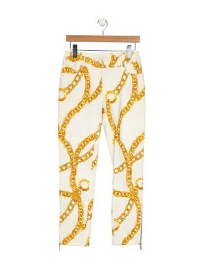 Pre-owned Celine Vintage Straight Leg Jeans In Neutral