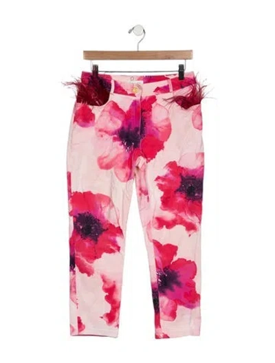 Pre-owned Celine Vintage Straight Leg Jeans In Pink