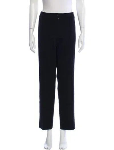 Pre-owned Celine Vintage Straight Leg Pants In Black